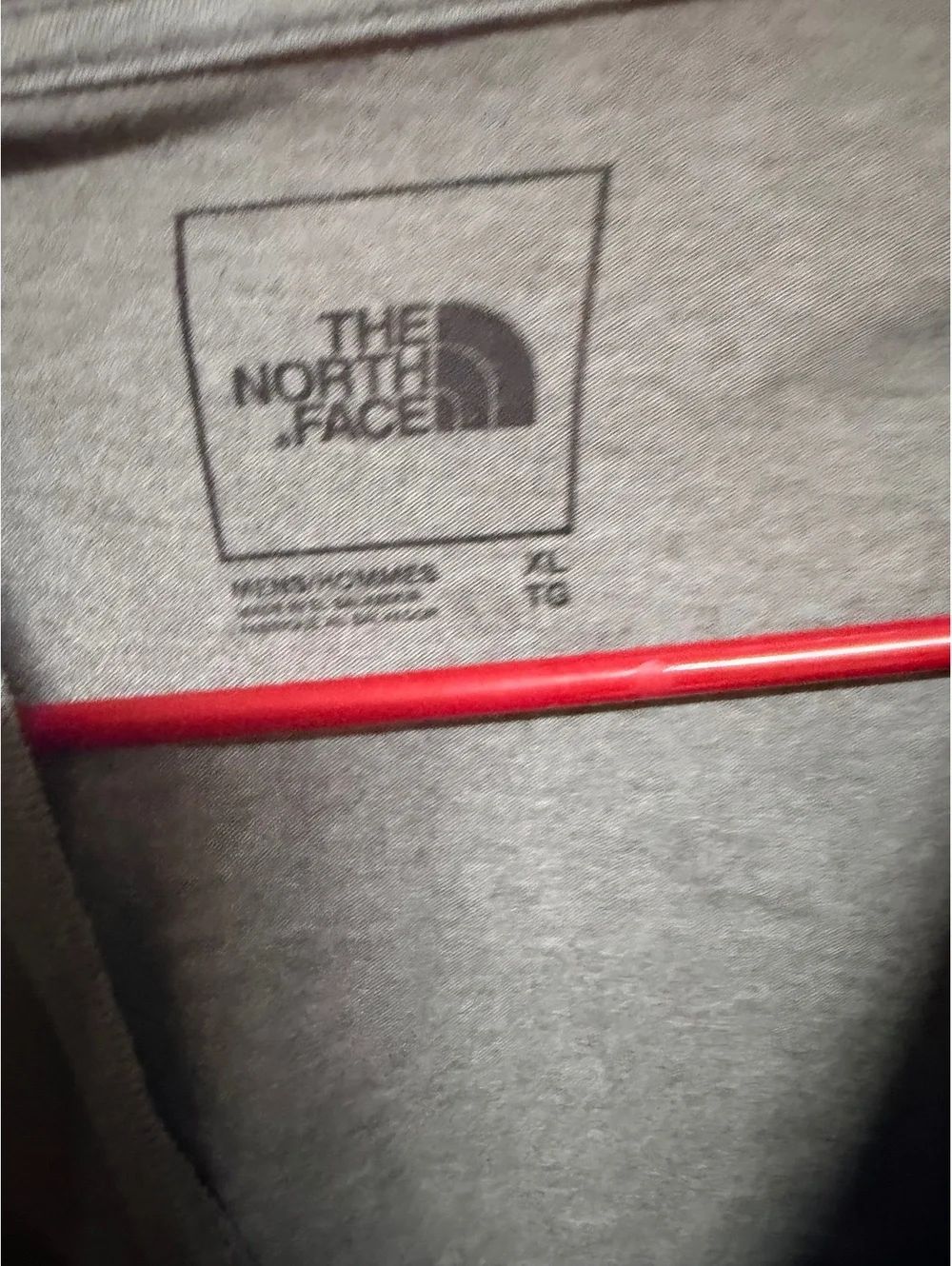 The North Face Men's Gray Logo T-Shirt Size XL